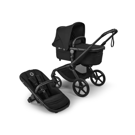 Carrito Bugaboo Fox 5 Renew con capazo y silla Negro Cl��sico