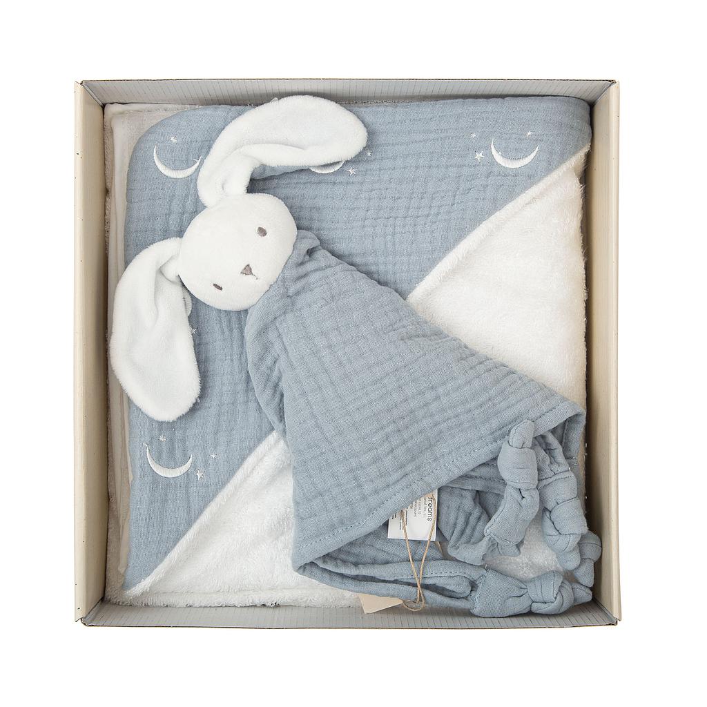 Caja De Regalo Capa De Ba?o y Doudou Basics Bimbidreams